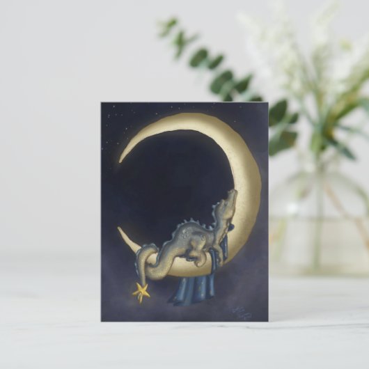 Moon Dreams Briefkaart (Staand voorkant)