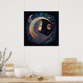 Moon Dreams Poster (Keuken)