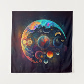 Moon Dreams Tapestry Wandkleed (Voorkant (horizontaal))
