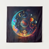 Moon Dreams Tapestry Wandkleed (Voorkant)