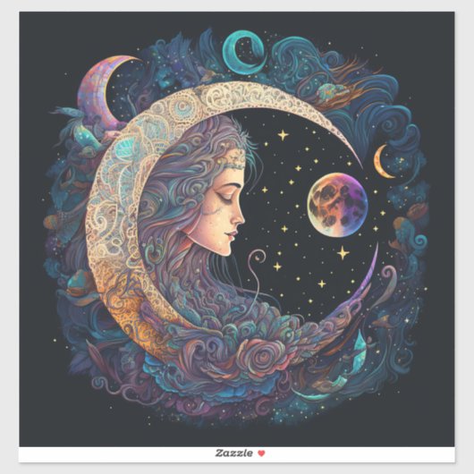 Moon Dreams Vinyl Sticker (Vel)