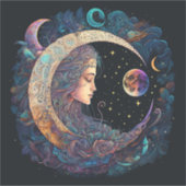 Moon Dreams Vinyl Sticker (Voorkant)