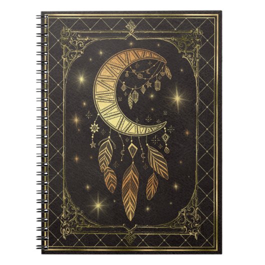Moon droomcatcher notitieboek (Voorkant)