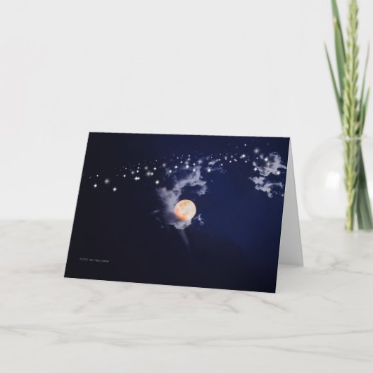 "Moon Dust #1" Bedankkaart (Voorkant)