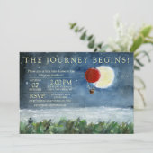 Moon Eclipse Baby shower Uitnodigen Kaart (Staand voorkant)