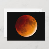Moon Eclipse Blood Moon | Mendota Heights Briefkaart (Voorkant / Achterkant)