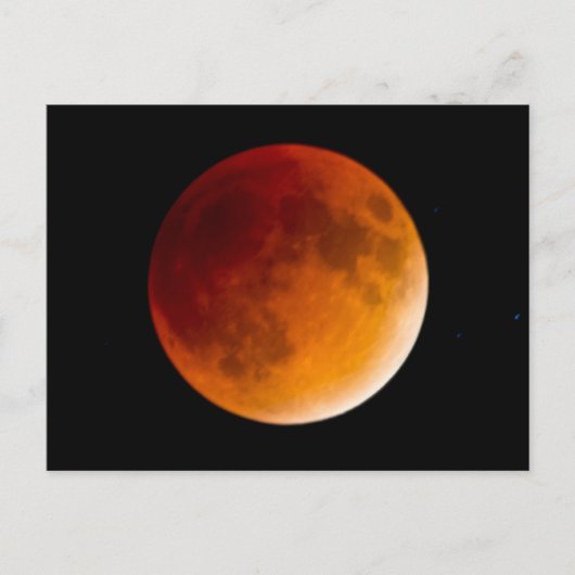 Moon Eclipse Blood Moon | Mendota Heights Briefkaart (Voorkant)