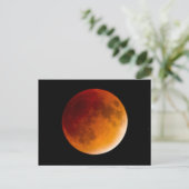 Moon Eclipse Blood Moon | Mendota Heights Briefkaart (Staand voorkant)