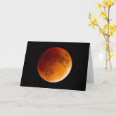 Moon Eclipse Blood Moon | Mendota Heights Kaart (Gele Bloem)