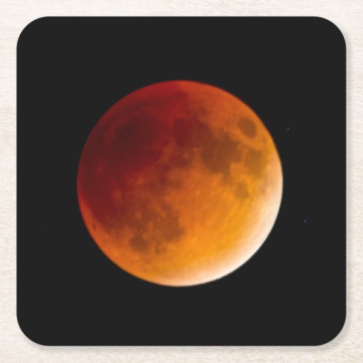Moon Eclipse Blood Moon | Mendota Heights Kartonnen Onderzetters (Voorkant)