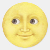 Moon emoji sticker (Voorkant)