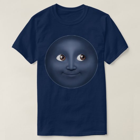 Moon Emoji T-shirt (Design voorkant)