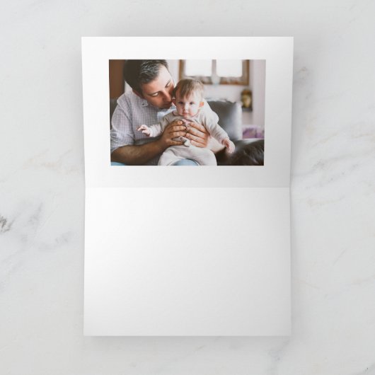 Moon en Back Love You Vaderdag Kaart (Binnen)