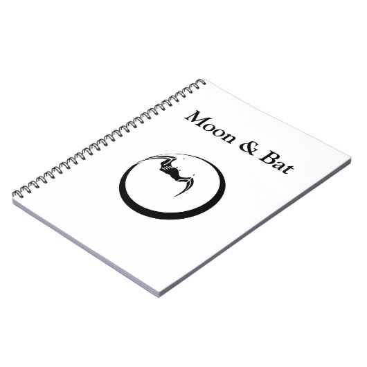 Moon en bat notitieboek (Linkerzijde)