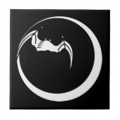 Moon en bat tegeltje (Voorkant)