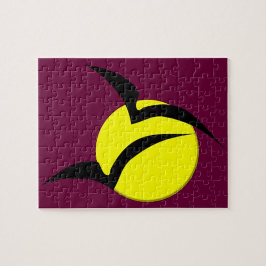 Moon en Bats Puzzle Legpuzzel (Horizontaal)