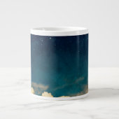 Moon en Cloudscape Grote Koffiekop (Voorkant)