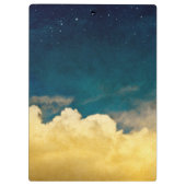 Moon en Cloudscape Klembord (Achterkant)