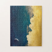 Moon en Cloudscape Legpuzzel (Verticaal)