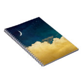 Moon en Cloudscape Notitieboek (Rechterzijde)