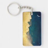 Moon en Cloudscape Sleutelhanger (Voorkant)