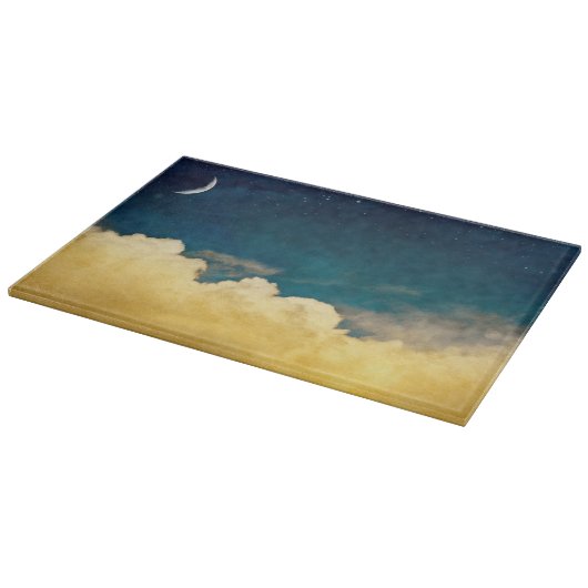 Moon en Cloudscape Snijplank (Hoek)