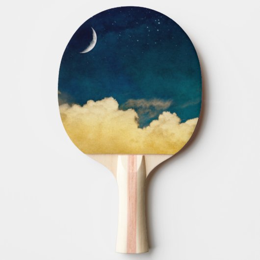 Moon en Cloudscape Tafeltennisbatje (Voorkant)