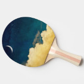 Moon en Cloudscape Tafeltennisbatje (Zijkant)