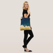 Moon en Cloudscape Tote Bag (Op model)