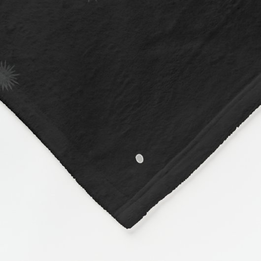 Moon en Constellations Fleece Deken (Hoek)