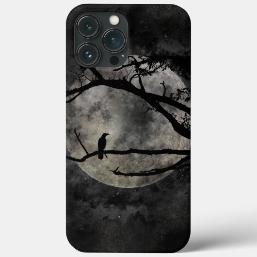 Moon en Crow Case-Mate iPhone Case (Achterkant)