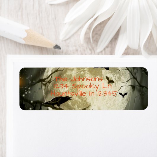 Moon en Crow Etiket (Insitu)