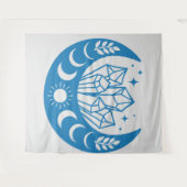 MOON EN CRYSTALEN WANDKLEED (Voorkant (horizontaal))