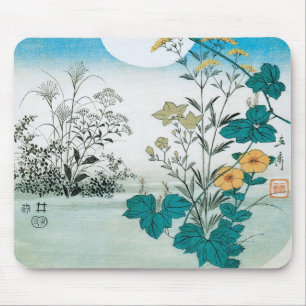 Moon en Flowers Muismat