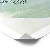 Moon en Flowers Poster (Hoek)