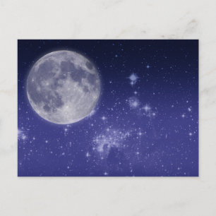 Moon- en gordelstaren briefkaart