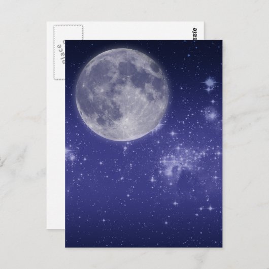 Moon- en gordelstaren briefkaart (Voorkant / Achterkant)
