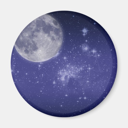 Moon- en gordelstaren magneet (Voorkant)
