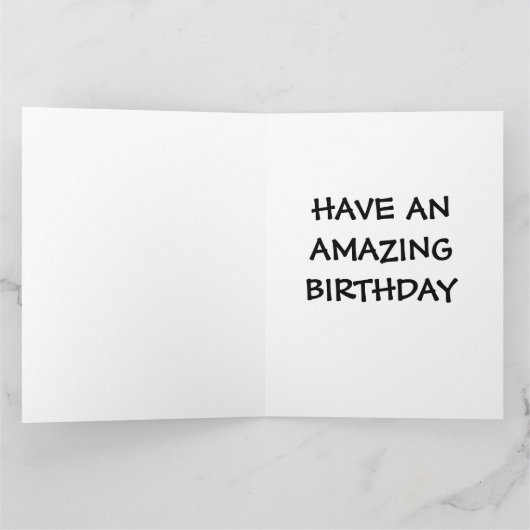 MOON EN GRIZZLY BEER HAPPY BIG BIRTHDAAGKAARTEN KAART (Binnen)