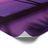 Moon- en palmboom poster (Hoek)