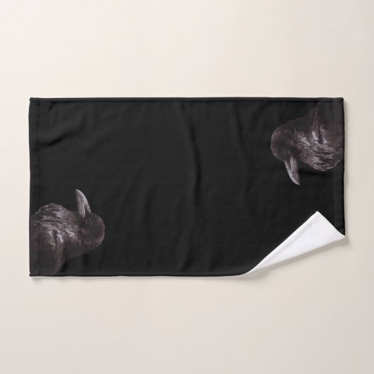 Moon en Raven Bad Handdoek (Handdoek)