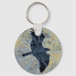 Moon en Raven Sleutelhanger