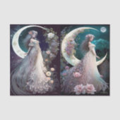 Moon en Rozen Tissuepapier (Voorkant)