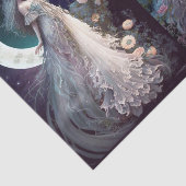 Moon en Rozen Tissuepapier (Detail)