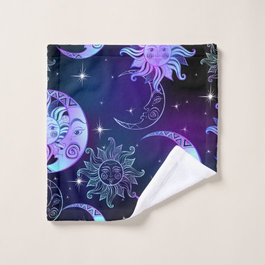 Moon en Star Bad Handdoek (Wasdoekje)