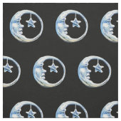 Moon en Star Fabric Stof (Swatch)