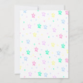 Moon en Stars Baby Shower-uitvindingen Kaart (Achterkant)