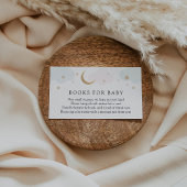 Moon en Stars Boeken voor Baby-invoegkaart Informatiekaartje