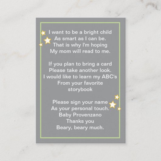 Moon en Stars brengen een Kaart (Voorkant)