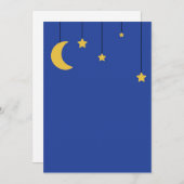 Moon en Stars Invite (Voorkant / Achterkant)
